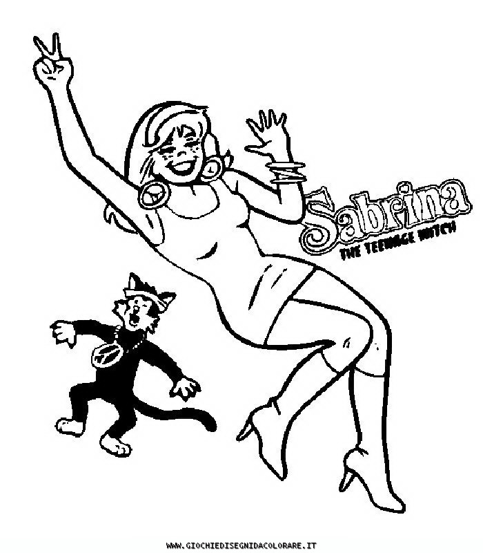 sabrina coloring pages for kids - photo #18