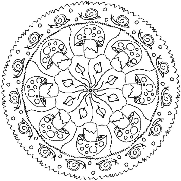 Mandala Disegni2 Disegni Da Colorare Per Bambini